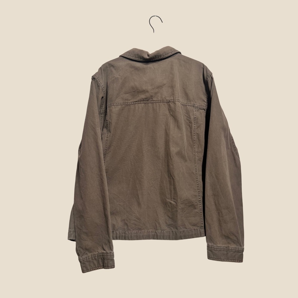 Columbia Granite Cloth Lite Workwear Jacket Brown Womens XL Full Zip Utility - Picture 2 of 11